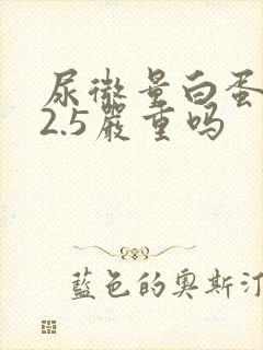 尿微量白蛋白32.5严重吗