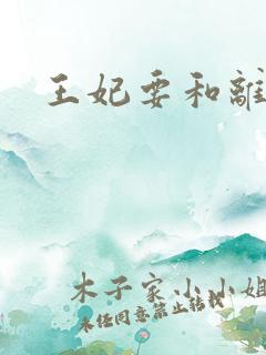 王妃要和离