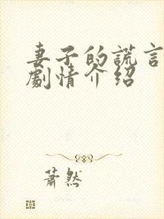 妻子的谎言分集剧情介绍