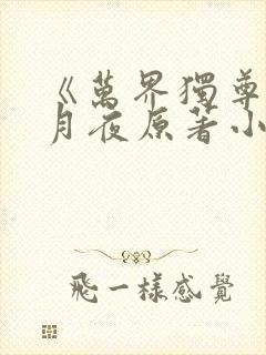 《万界独尊》妖月夜原著小说