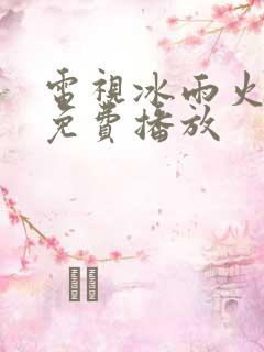 电视冰雨火全集免费播放