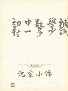 初中数学辅导一对一多少钱