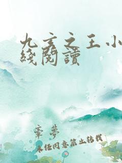 九玄之王小说在线阅读
