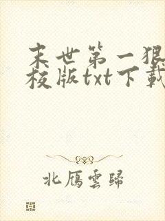 末世第一狠人精校版txt下载