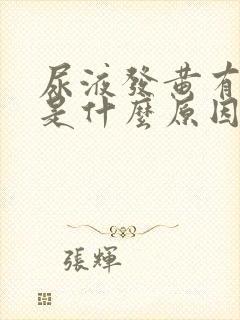 尿液发黄有泡泡是什么原因引起的?