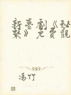 新台剧《秘密关系》免费观看