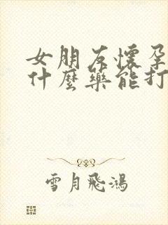 女朋友怀孕了吃什么药能打掉孩子