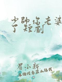 少帅你老婆又跑了 短剧