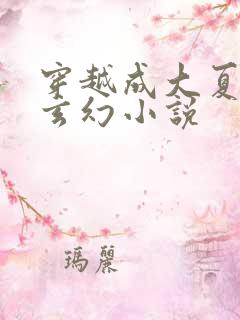 穿越成大夏皇子玄幻小说