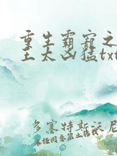 重生霸宠之摄政王太凶猛txt