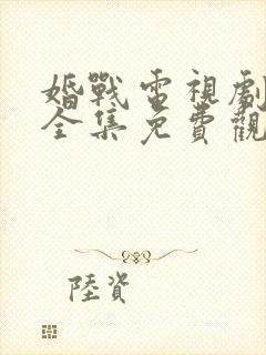 婚战电视剧40全集免费观看