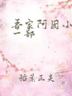 吾家阿囡小说第一部