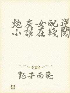 炮灰女配逆袭记小说在线阅读