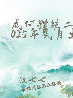 成何体统二季2025年几月出
