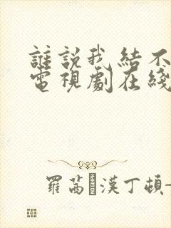 谁说我结不了婚电视剧在线播放