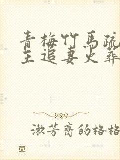 青梅竹马疏离男主追妻火葬场