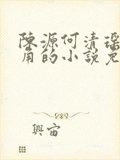 陈源何清瑶是主角的小说免费阅读