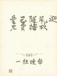 爱已随风逝短剧免费播放