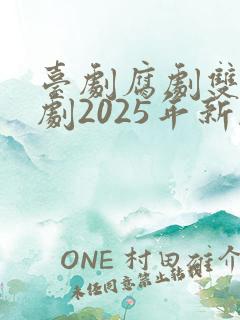 台剧腐剧双男主剧2025年新剧