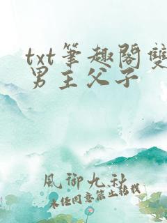 txt笔趣阁双男主父子