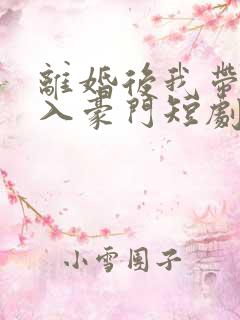 离婚后我带崽嫁入豪门短剧免费观看