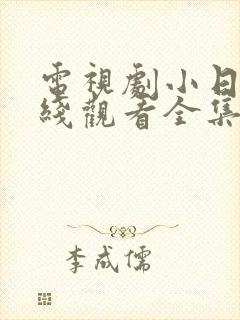 电视剧小日子在线观看全集免费播放