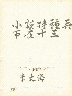 小说特种兵在都市夜十三