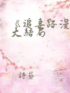 《追妻路漫漫》大结局