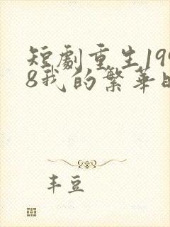 短剧重生1998我的繁华时代