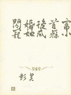 闪婚后首富老公宠她成瘾小说