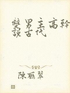 双男主高干文小说古代