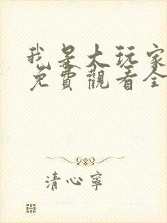 我是大玩家动漫免费观看全集