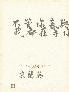 不管你来与不来 我都在等你