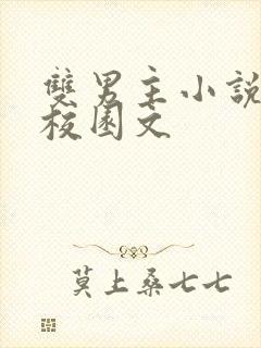 双男主小说推荐校园文