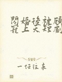 闪婚后被顾先生宠上天短剧