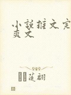 小说推文完结文爽文