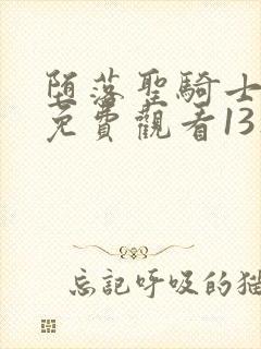 堕落圣骑士动漫免费观看13集