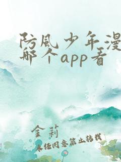 防风少年漫画在哪个app看