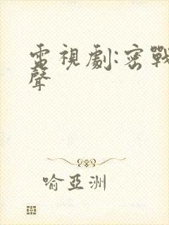 电视剧:密战无声