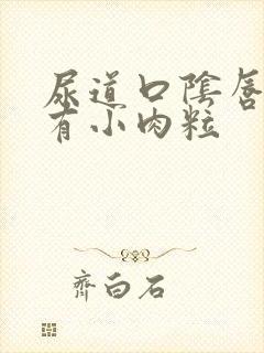 尿道口阴唇内侧有小肉粒