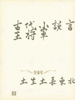 古代小说言情男主将军