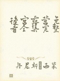 后宫露营免费观看全集完整版观看