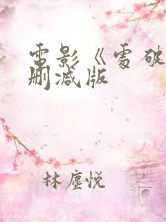 电影《处破》未删减版