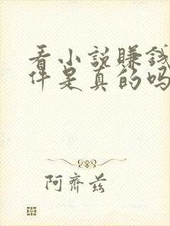 看小说赚钱的软件是真的吗