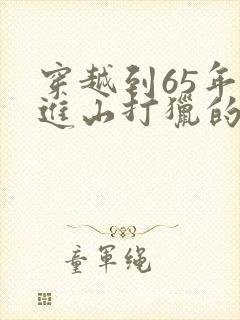 穿越到65年代进山打猎的小说