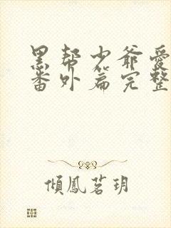 黑帮少爷爱上我番外篇完整版