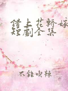 错上花轿嫁王爷短剧全集