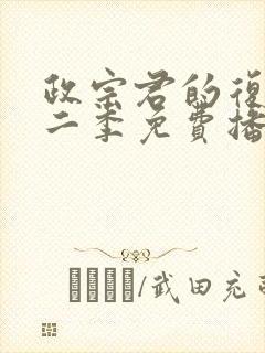 政宗君的复仇第二季免费播放全集