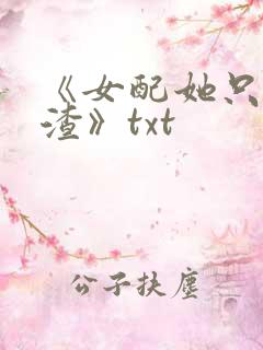 《女配她只想被渣》txt
