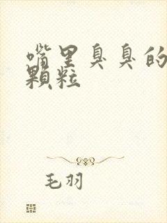 嘴里臭臭的黄色颗粒